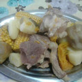 El cooksnap de Carolina Haimovich cuando hizo Puchero Criollo.