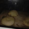 El cooksnap de Jonathan cuando hizo Pan pita o pan árabe.