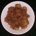 Dipika Bhalla का कुकस्नैप जब उन्होंने शकरकंद की चाट(shakarkand ki chaat recipe in Hindi) बनाया था।