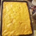 El cooksnap de Claudia Moreira cuando hizo Torta de jamón y queso, masa licuada.