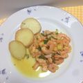 El cooksnap de yenit julia tajiri cuando hizo Langostinos al Ajillo.