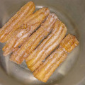 El cooksnap de Camila Medina cuando hizo Churros rellenos con dulce de leche.