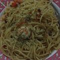 Cooksnap dari Rani Nur untuk resep Spaghetti Aglio Olio with Prawn