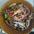 Cooksnap dari Lailatul Qadriah untuk resep Ikan bilis tumis ijoe asem pedas mantap