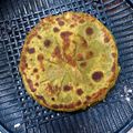 Sneha Patel's cooksnap of when they made પાલક આલુ પરાઠા (Palak Aloo Paratha Recipe In Gujarati).