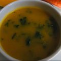 Cooksnap de Raquel quando cozinhou Creme de cenoura com espinafre.