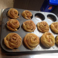 El cooksnap de Elizabeth carrascal cuando hizo Rosas de manzana y hojaldre.