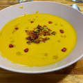 El cooksnap de Sr Rul cuando hizo Crema de calabaza, zanahoria y garbanzos con espaguetis de zanahoria.