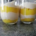 El cooksnap de Fany Hermida cuando hizo Postre en copa light de mango y queso batido.