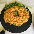 chef Nidhi Bole's cooksnap of when they made તવા પુલાવ (Tava Pulao Recipe In Gujarati).