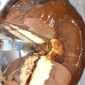 El cooksnap de Milva Miño cuando hizo Chocoflan/torta imposible.