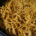 El cooksnap de Number One cuando hizo Espaguetti con atún y aceitunas.