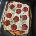 El cooksnap de Valerie Hurard cuando hizo ~Pizza Keto de mozzarella~.