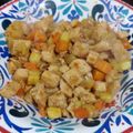 Cooksnap de Cael Horta quando cozinhou Frango Nutritivo com Legumes.