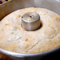 El cooksnap de Natts cuando hizo Budín de coco y dulce de leche.