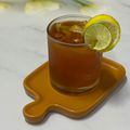 Cooksnap Aznie Khasri semasa beliau membuat Iced Lemon Tea : Sierra Leone 🇸🇱.