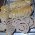 El cooksnap de Noee Palacios cuando hizo Pan casero relleno jamón y queso 😊(con grasa).