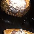El cooksnap de Daia Zalazar cuando hizo Zapallo relleno con carne.