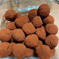 El cooksnap de Betzabé Juárez cuando hizo Trufas de chocolate oscuro y limón.