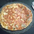 El cooksnap de Melisa Rivara cuando hizo Tortilla de zapallitos verdes.