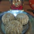 Kalpana Mavani's cooksnap of when they made ચૂરમાના લાડુ(Churma na ladoo recipe in Gujarati).