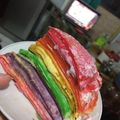 Cooksnap dari pramesti untuk resep Rainbow Mille Crepes