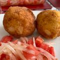 El cooksnap de Katherine Kreither cuando hizo Papa rellena con pino o queso.