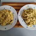 El cooksnap de Alberto López cuando hizo Arroz con pollo al curry.