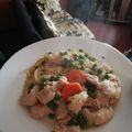 El cooksnap de Marión A. Maureira cuando hizo Pollo arvejado.