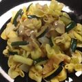 Cooksnap de Regina Fidalgo quando cozinhou Massa com Curgete e Cogumelos (vegan).