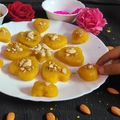 Satya Pandey का कुकस्नैप जब उन्होंने घी मैसूर पाक बनाया था।