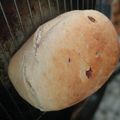 El cooksnap de Flor Acosta cuando hizo Pan saborizado con salame.