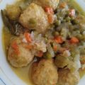 El cooksnap de Antonio Lorente cuando hizo Albóndigas de pollo con verduras.