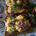 El cooksnap de Martha Hernández cuando hizo Huevos revueltos esponjosos.