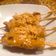 El cooksnap de Enrique Rodriguez cuando hizo Brochetas de pollo satay con salsa de cacahuete.