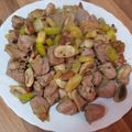 El cooksnap de Maria cuando hizo Wok de pavo con calabacín y champiñón.