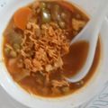 Rita Mehta ( Executive chef ) का कुकस्नैप जब उन्होंने वेज मांचो सूप बनाया था।