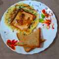 Ajita Srivastava का कुकस्नैप जब उन्होंने ब्रेड ऑमलेट(BREAD OMELETTE RECIPE IN HINDI) बनाया था।