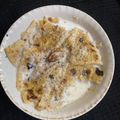 fatima khan का कुकस्नैप जब उन्होंने दूध पराठा (doodh paratha recipe in Hindi) बनाया था।