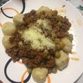 El cooksnap de Sara cuando hizo Ñoquis rellenos de queso con salsa de brócoli 🥦.