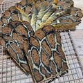 Cooksnap dari Mina untuk resep Roti tawar (Leopard Pattern Bread) - sourdough