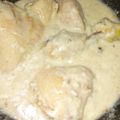 El cooksnap de marina marina cuando hizo Pollo salteado al vino y salsa Blanca.