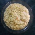 Yashal Ahmad's cooksnap of when they made Maggie with pea.