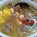 Cooksnap của Tống Khánh Linh khi họ làm theo món Canh sườn chua, đậu hũ non