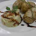 El cooksnap de josi E. cuando hizo Patatas Hasselback suecas.