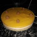El cooksnap de Yani Orellana cuando hizo Cheesecake de durazno🍊👩🏼‍🍳.