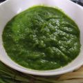 Varsha S M का कुकस्नैप जब उन्होंने हरे धनिया की चटपटी चटनी (hare dhania ki chatpati chutney recipe in Hindi) बनाया था।