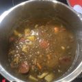 El cooksnap de JennyJarSa cuando hizo Lentejas con chorizo.