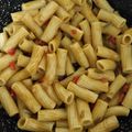 El cooksnap de Rut Borillo cuando hizo Pasta con verduras y salsa de soja.
