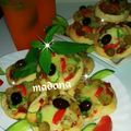 صورة من طبخات بنت الشام منى Madona ، شاركها بعد تجربة وصفة بيتزا كذابة